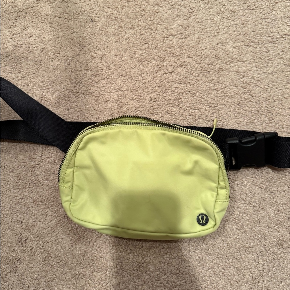 lululemon athletica Lime Green Belt Bag